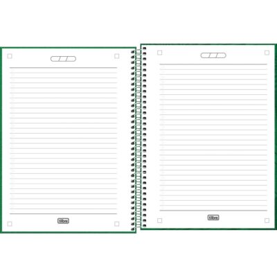 Caderno Espiral Universitário Grande Capa Dura 160 Folhas 10 Matérias Palmeiras – Estampas Sortidas
