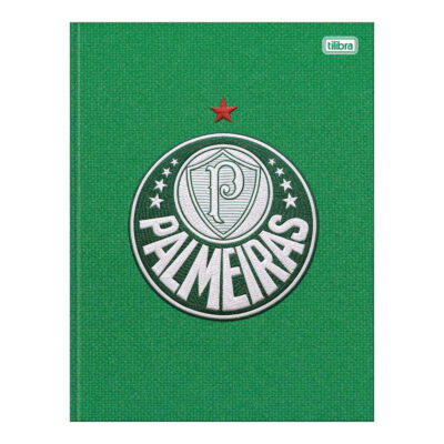 Caderno Brochura Costurado Sem Mola Universitário Grande Capa Dura 80 Folhas Palmeiras - Estampas So