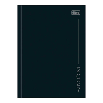 Agenda Costurada M4 Pepper 2027 - Preta