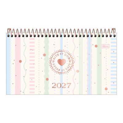 Agenda Espiral Soho Bolso 2027 - Estampas Sortidas