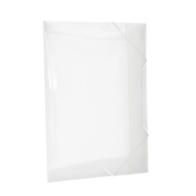 Pasta Com Elástico Ofício 332x232mm - Transparente Pasta Com Elástico Ofício 332x232mm - Transparente