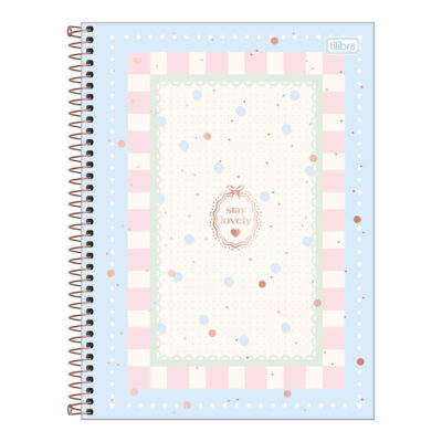 Caderno Espiral Universitário Grande Capa Dura 320 Folhas 20 Matérias Soho - Estampas Sortidas