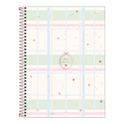 Caderno Espiral Universitário Grande Capa Dura 160 Folhas 10 Matérias Soho - Estampas Sortidas