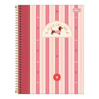 Caderno Espiral Universitário Grande Capa Dura 80 Folhas Brownie - Estampas Sortidas
