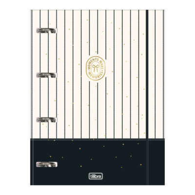 Fichário Caderno Argolado Colegial Com 4 Argolas Com Elástico - West Village
