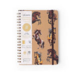 Caderno Colegial Médio Espiral 80 Folhas Capa Dura - Haras - Puro Sangue Caderno Colegial Médio Espiral 80 Folhas Capa Dura - Haras - Puro Sangue