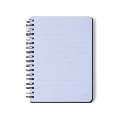 Caderno Colegial Médio Espiral 160 Folhas Capa Dura – Relicário – Realeza Off White