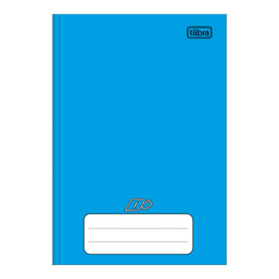 Caderno 1/4 Pequeno Brochura Costurado Sem Mola 48 Folhas D+ : Azul