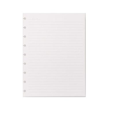 Refil Caderno Pautado Com 50 Folhas 172x231mm Refil Caderno Pautado Com 50 Folhas 172x231mm