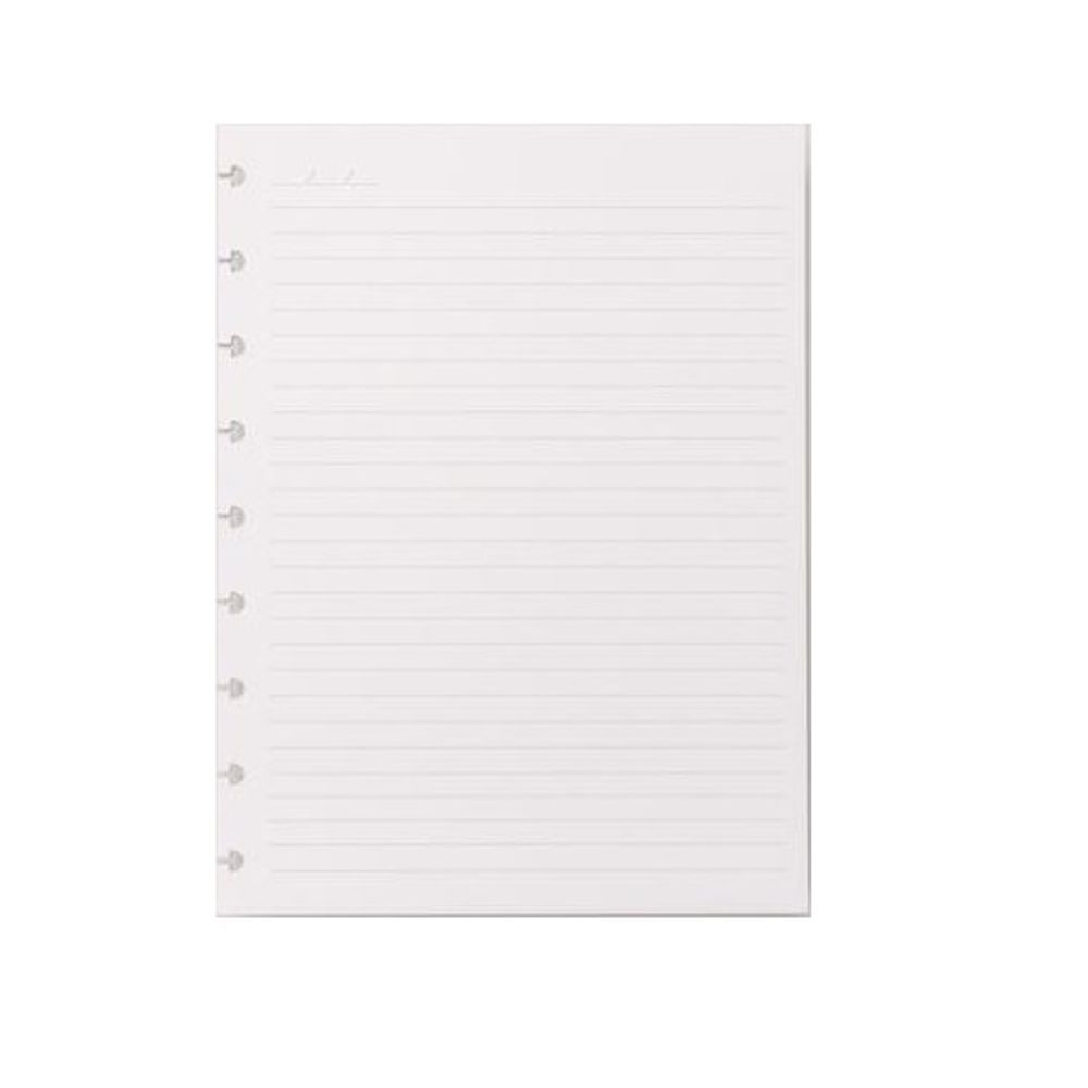 Refil Caderno Pautado Com 50 Folhas 172x231mm Refil Caderno Pautado Com 50 Folhas 172x231mm