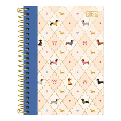 Caderneta Espiral Capa Dura 80 Folhas Brownie - Estampas Sortidas